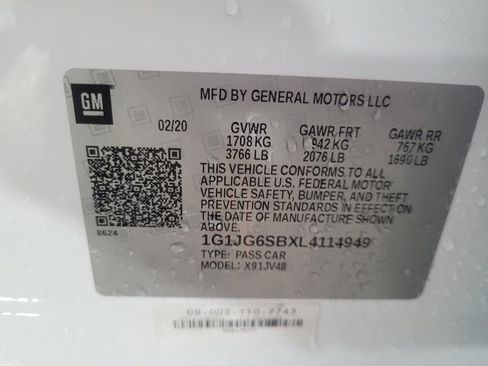 Used 2020 Chevrolet Sonic LT image 33