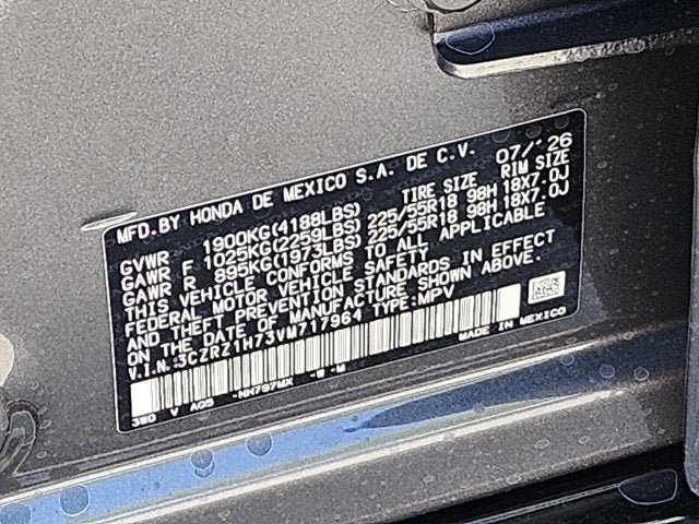 New 2027 Honda HR-V EX-L image 19