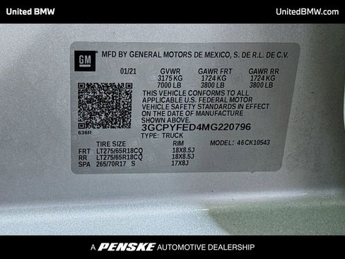 Used 2021 Chevrolet Silverado 1500 LT Trail Boss w/ Convenience Package II AWD/4WD image 14