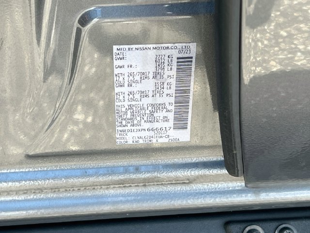Certified 2023 Nissan Frontier Pro-X w/ Pro Convenience Package RWD image 30