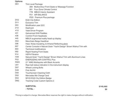 Certified 2023 Mercedes-Benz EQS 580 4MATIC Sedan image 2