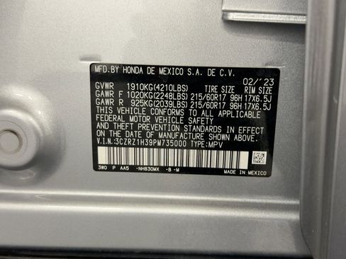 Certified 2023 Honda HR-V LX image 20