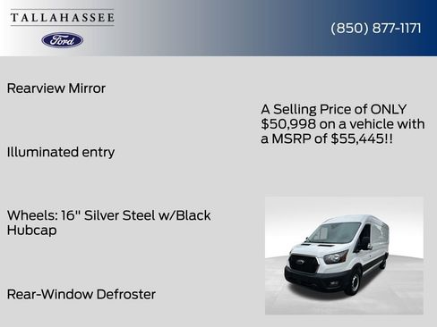 New 2025 Ford Transit 250 148 Medium Roof w/ Load Area Protection Package image 34