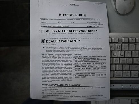 Used 2023 INFINITI Q50 Luxe w/ Cargo Package image 10