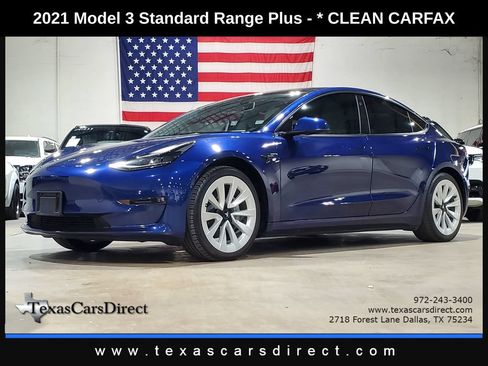 Used 2021 Tesla Model 3 Standard Range Plus RWD image 1