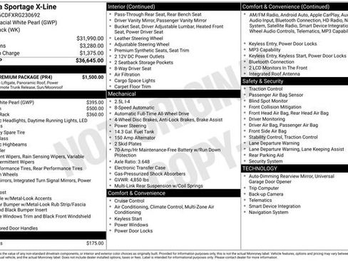 Used 2024 Kia Sportage X-Line w/ X-Line Premium Package AWD/4WD image 4