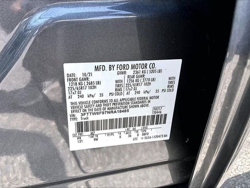 Used 2022 Ford Maverick XL w/ Equipment Group 100A Standard AWD/4WD image 36