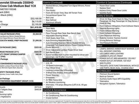 Used 2025 Chevrolet Silverado 2500 Custom w/ Custom Value Package AWD/4WD image 34
