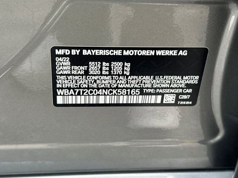 Used 2022 BMW 740i w/ M Sport Package image 33