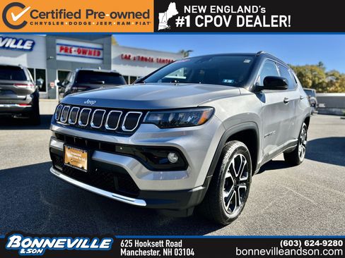 Certified 2022 Jeep Compass Limited AWD/4WD image 1
