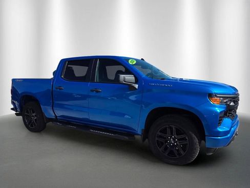 Certified 2025 Chevrolet Silverado 1500 Custom w/ Turbomax Blackout Package AWD/4WD image 2