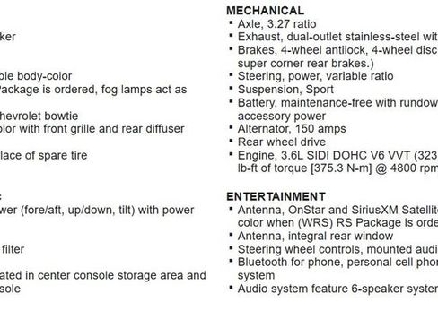 Used 2012 Chevrolet Camaro LT w/ RS Package RWD image 18