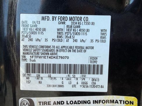 Used 2013 Ford F150 King Ranch w/ King Ranch Luxury Pkg image 44