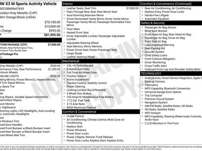 Used 2022 BMW X3 M w/ Competition Package
