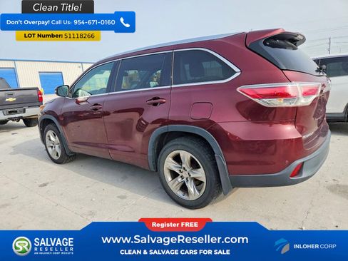 Used 2015 Toyota Highlander Limited Platinum AWD/4WD image 3