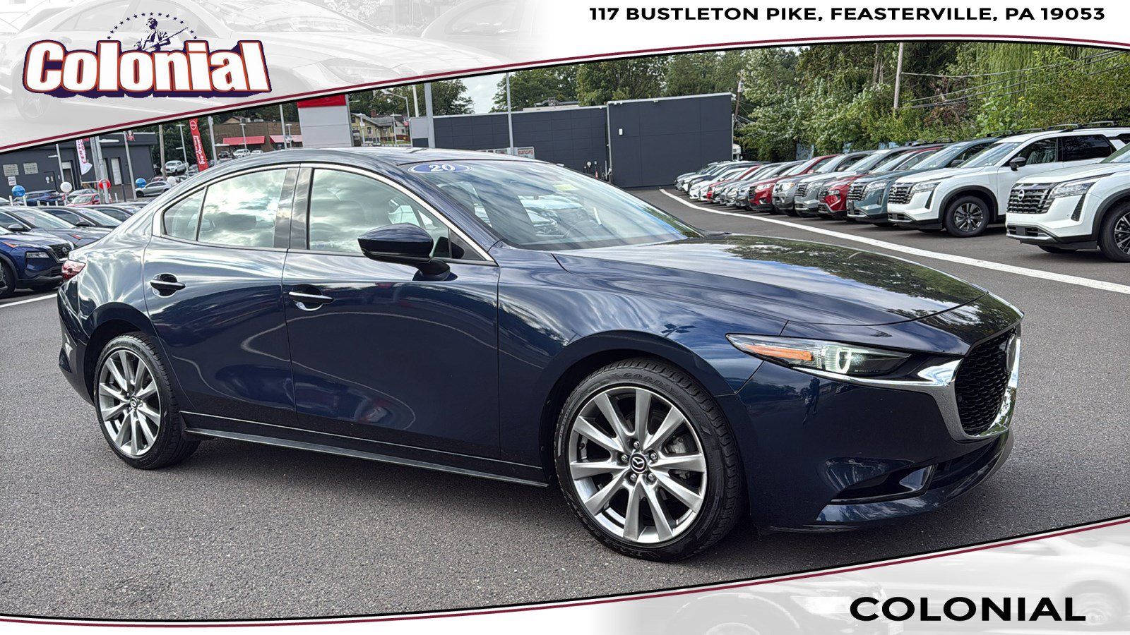 Used 2020 MAZDA MAZDA3 Sedan w/ Premium Package FWD image 1