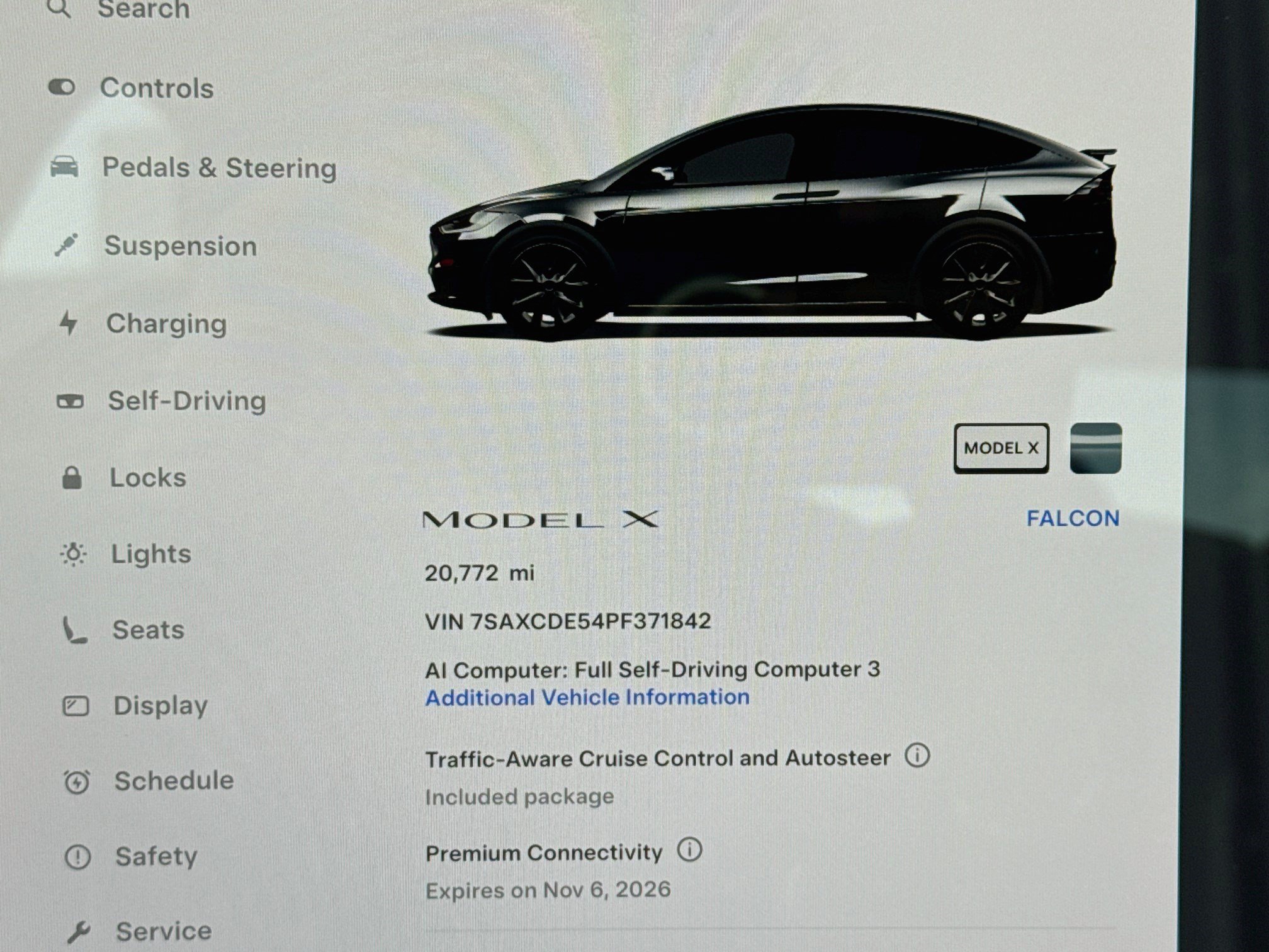 Used 2023 Tesla Model X AWD/4WD image 8