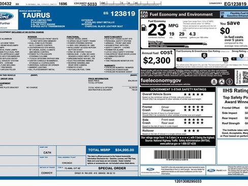 Used 2014 Ford Taurus Limited FWD image 32