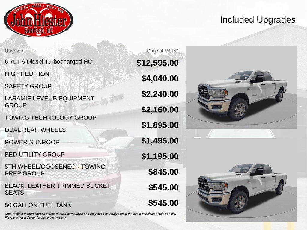 Used 2024 RAM 3500 Laramie w/ Night Edition AWD/4WD image 3