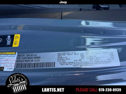 New 2026 Jeep Gladiator Sport image 19