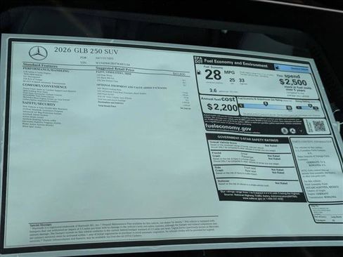 New 2026 Mercedes-Benz GLB 250 image 18