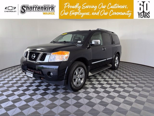 Used 2014 Nissan Armada Platinum w/ 2nd Row Captain Seat Package AWD/4WD image 1