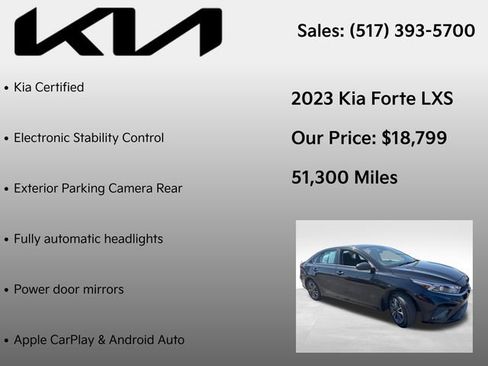 Used 2023 Kia Forte LXS FWD image 7