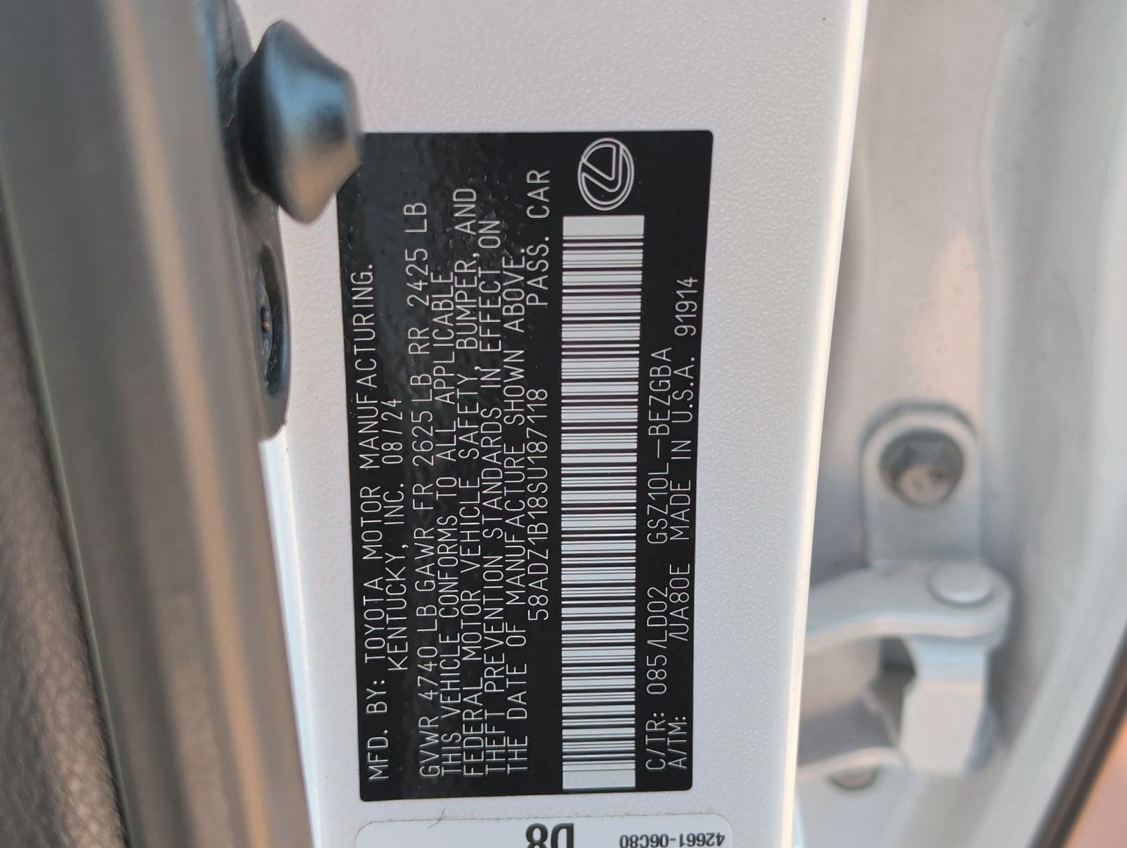 Certified 2025 Lexus ES 350 w/ Premium Package FWD image 31