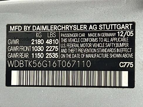 Used 2006 Mercedes-Benz CLK 350 Cabriolet image 12