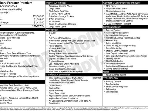 Certified 2025 Subaru Forester Premium image 41