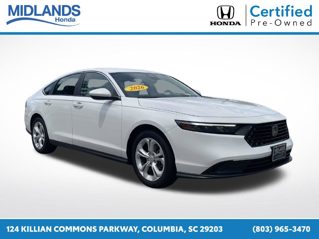 Certified 2026 Honda Accord LX 360° Tour