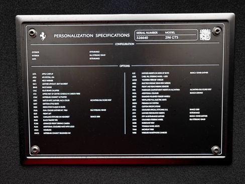 Used 2026 Ferrari 296 GTS RWD image 54
