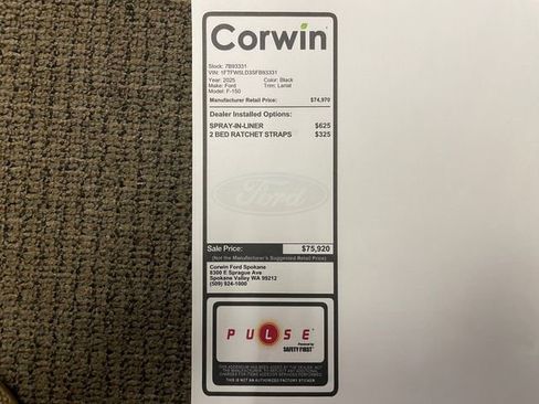 New 2025 Ford F150 Lariat w/ Equipment Group 502A High image 2