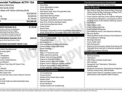 New 2026 Chevrolet TrailBlazer ACTIV w/ Convenience Package AWD/4WD image 26