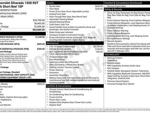 Used 2023 Chevrolet Silverado 1500 RST w/ Convenience Package II AWD/4WD image 5