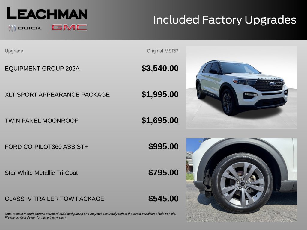 Used 2023 Ford Explorer XLT w/ Equipment Group 202A AWD/4WD image 10