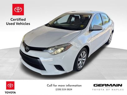 Used 2015 Toyota Corolla LE