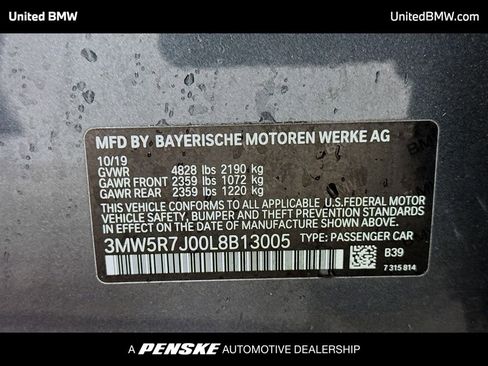 Used 2020 BMW 330i xDrive Sedan w/ Premium Package image 15