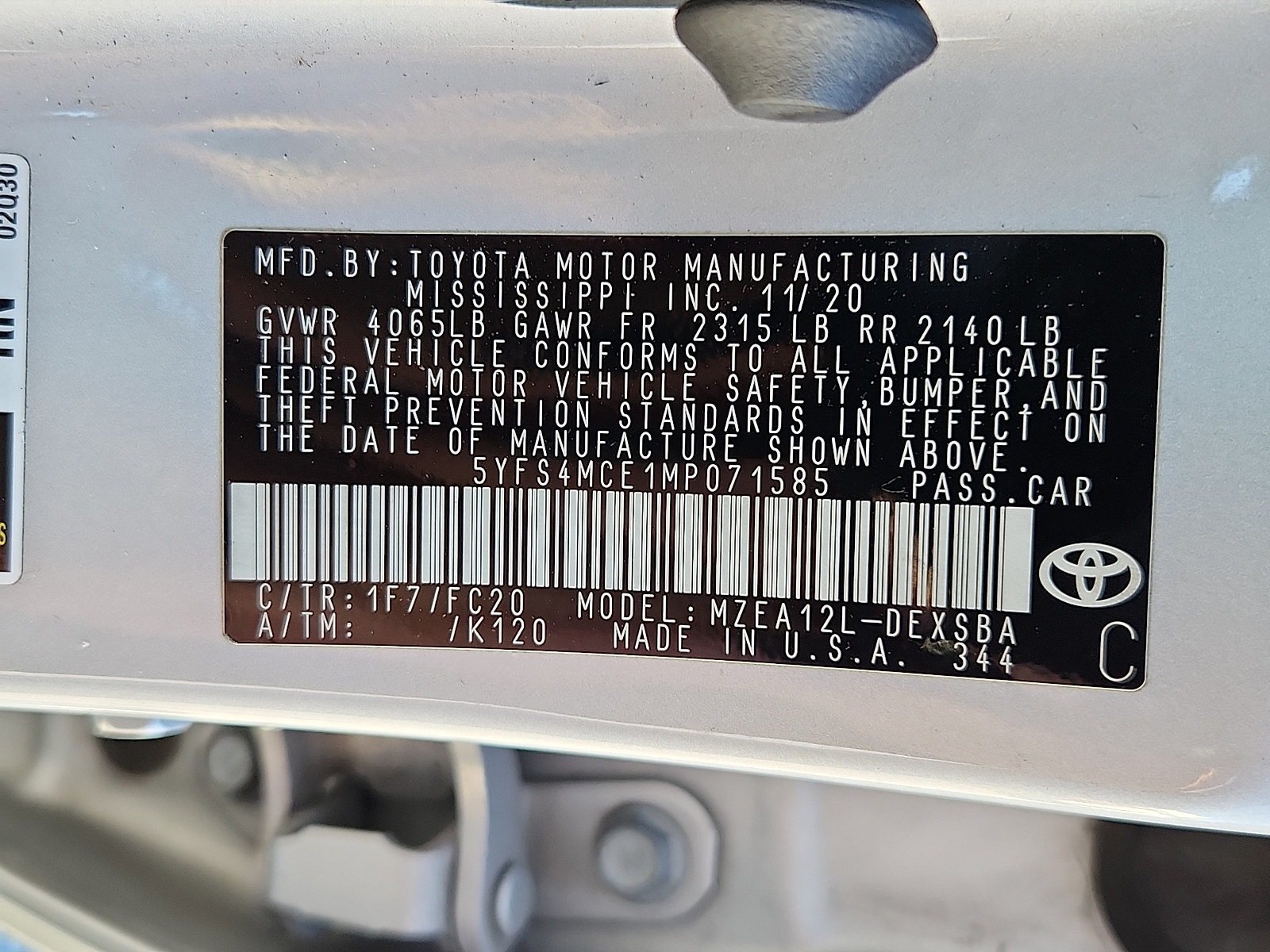 Used 2021 Toyota Corolla SE w/ Carpet Mat Package (TMS) FWD image 26