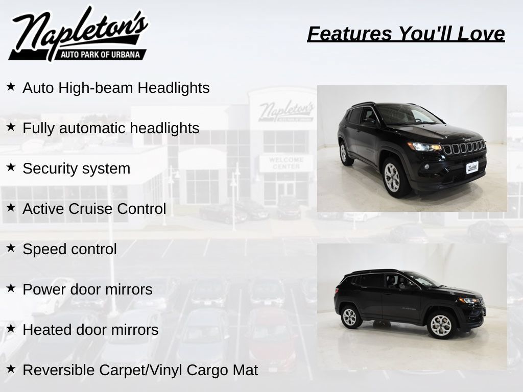 Used 2025 Jeep Compass Latitude w/ Sun & Sound Group AWD/4WD image 21