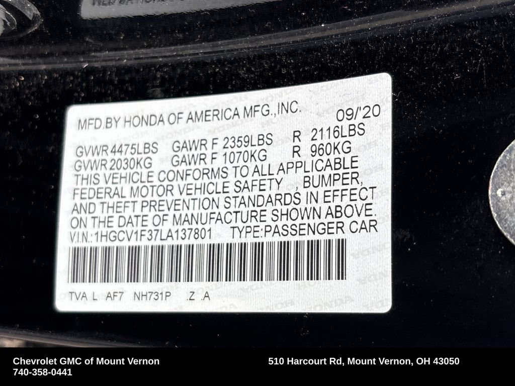 Used 2020 Honda Accord Sport image 30