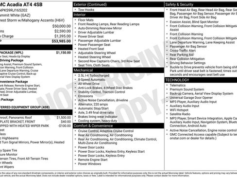 Used 2024 GMC Acadia AT4 w/ Luxury Package AWD/4WD image 7