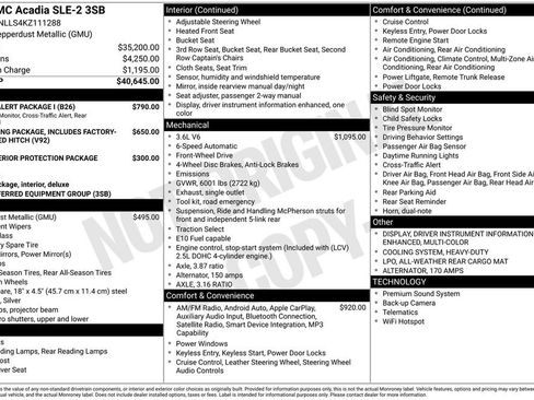 Used 2019 GMC Acadia SLE w/ Driver Alert Package I FWD image 13