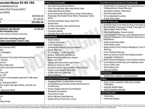 New 2025 Chevrolet Blazer EV RS image 28
