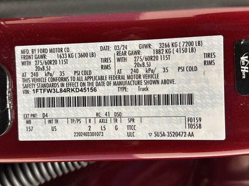 Used 2024 Ford F150 XLT w/ Equipment Group 302A MID image 42