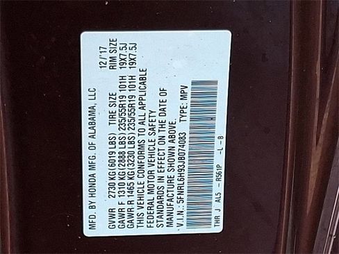 Certified 2018 Honda Odyssey Elite image 26