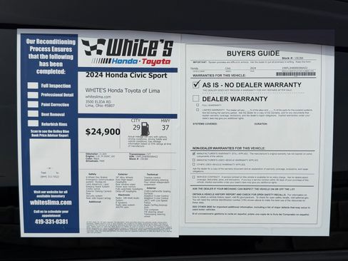 Used 2024 Honda Civic Sport image 30