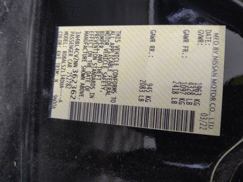 Used 2022 Nissan Altima 2.5 SR FWD image 33