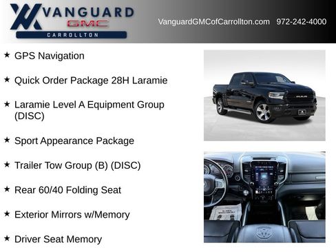 Used 2022 RAM 1500 Laramie w/ Sport Appearance Package RWD image 6