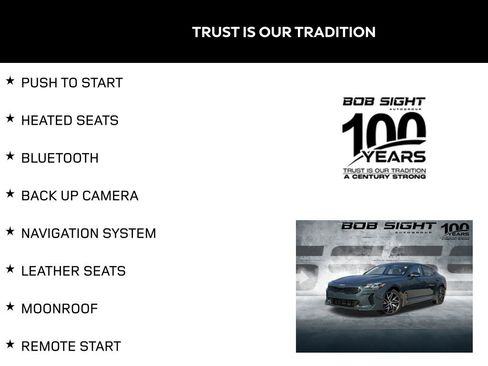 Certified 2023 Kia Stinger GT-Line w/ Sun & Sound Package image 2